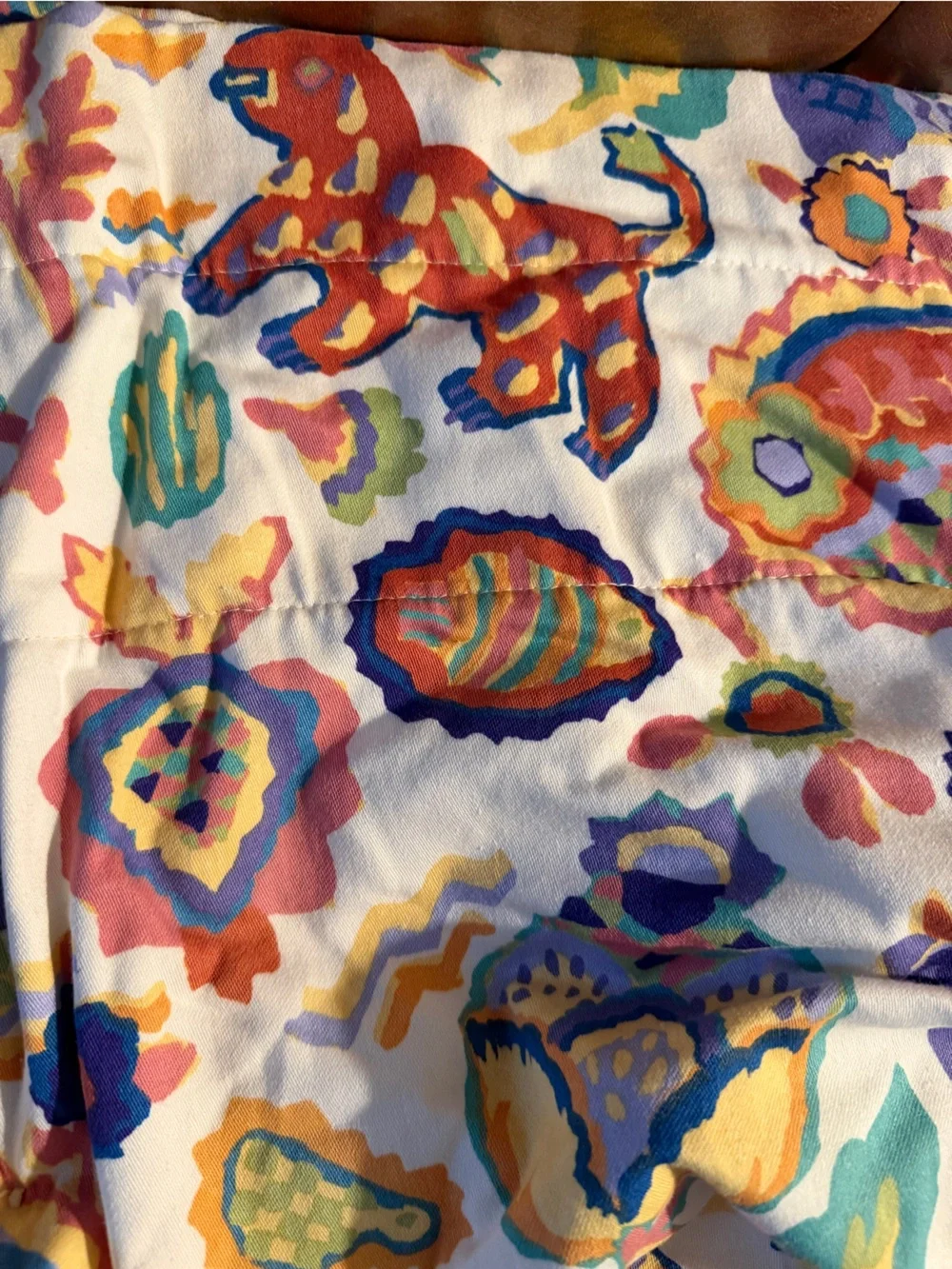 Vintage Custom Home Decor Animals Fish Flowers Art Abstract Curtain Valance